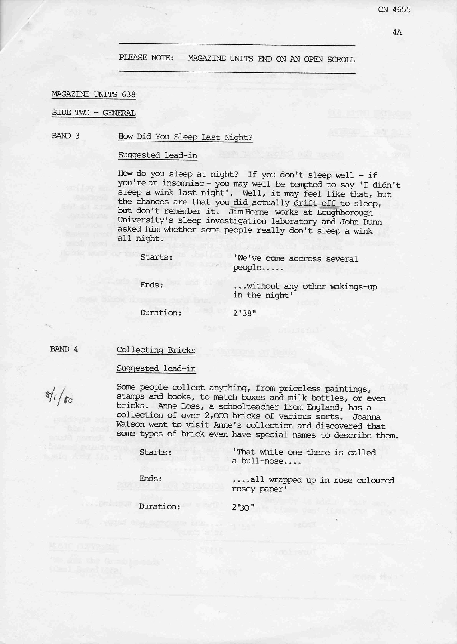 Inserts from CN 4655